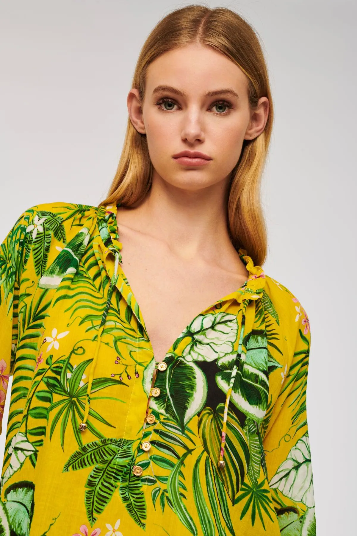 Blouse imprimée jungle