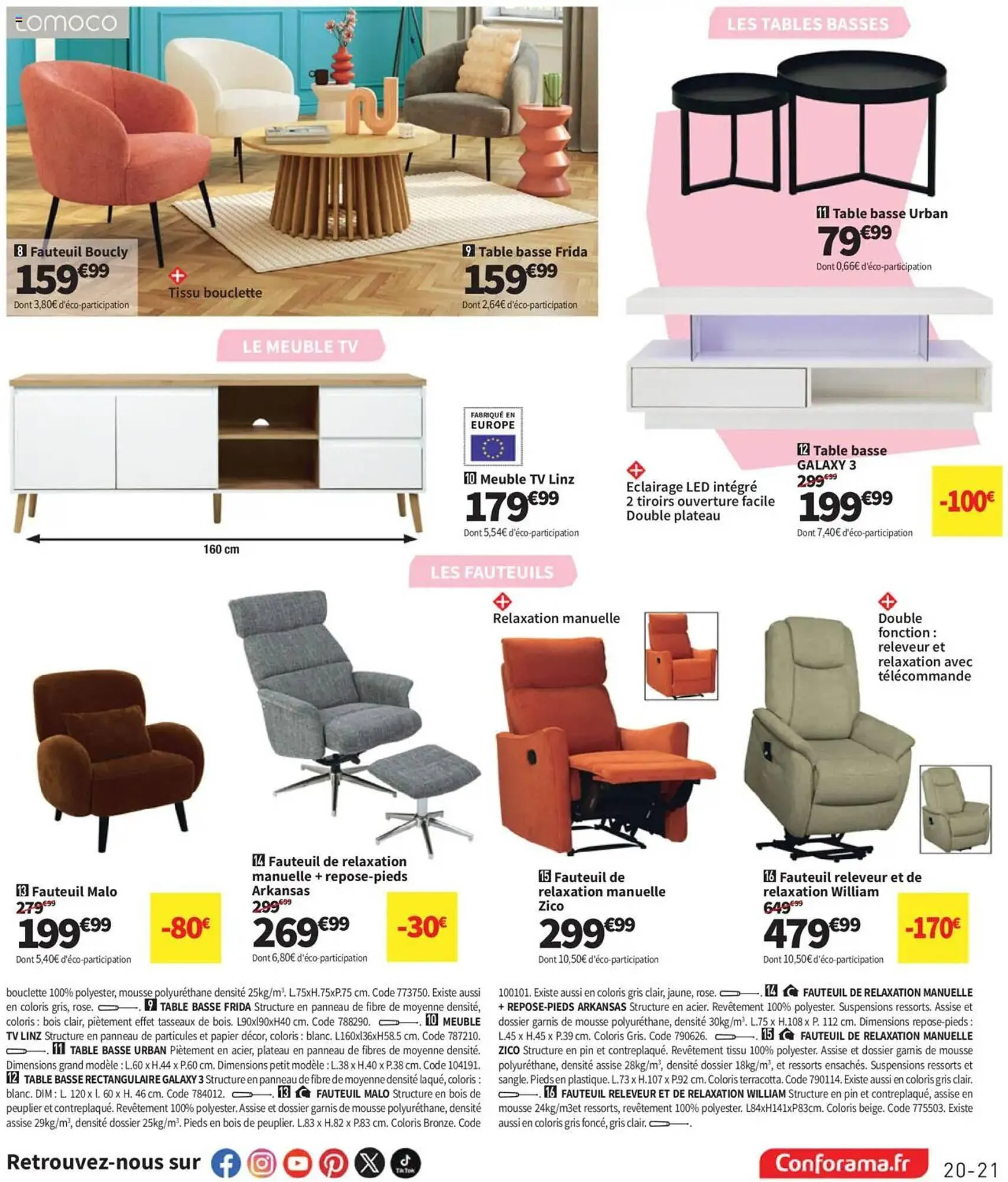 Catalogue Conforama du 8 juillet au 4 août 2025 - Catalogue page 21