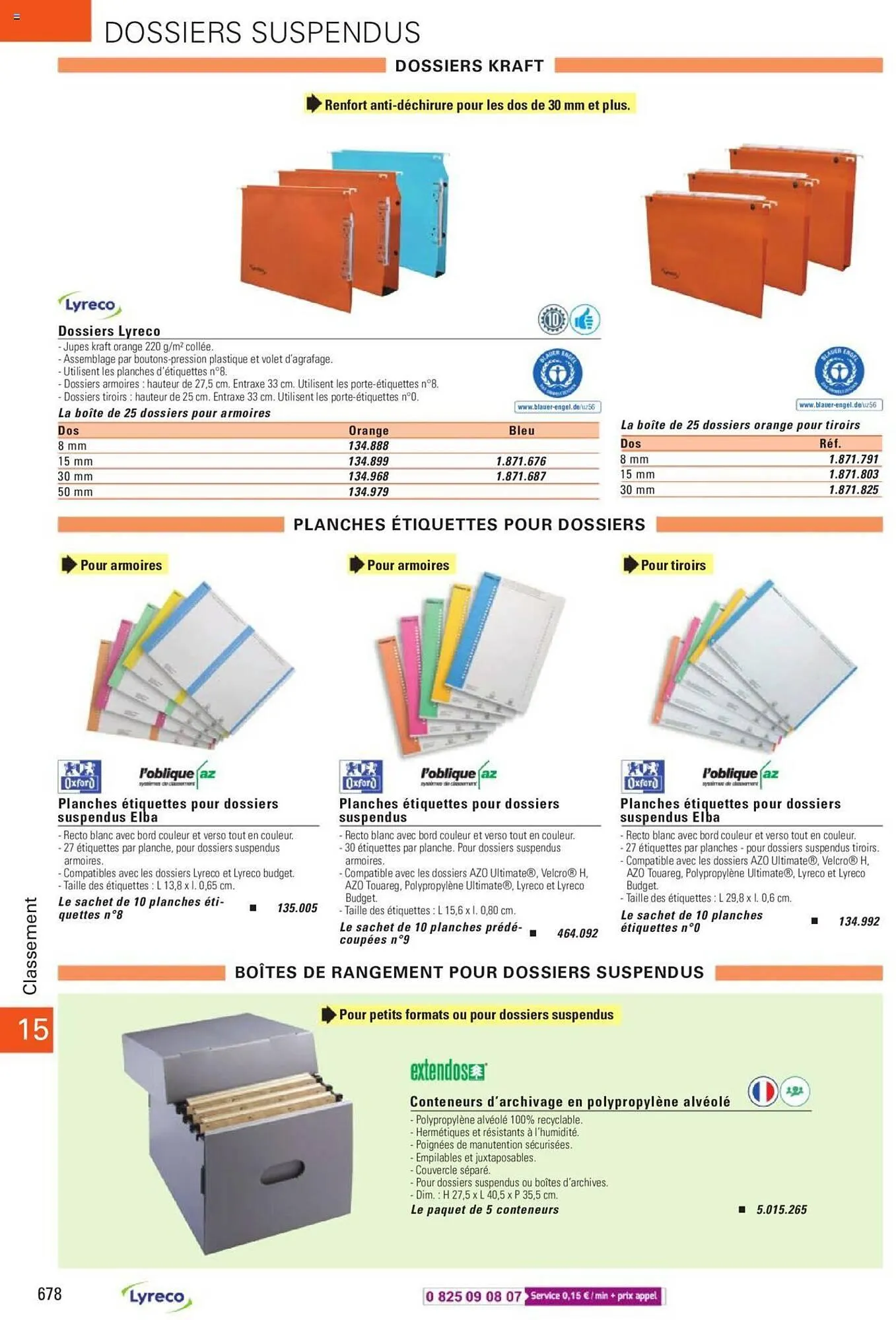 Catalogue Lyreco du 15 mai au 31 décembre 2023 - Catalogue page 678