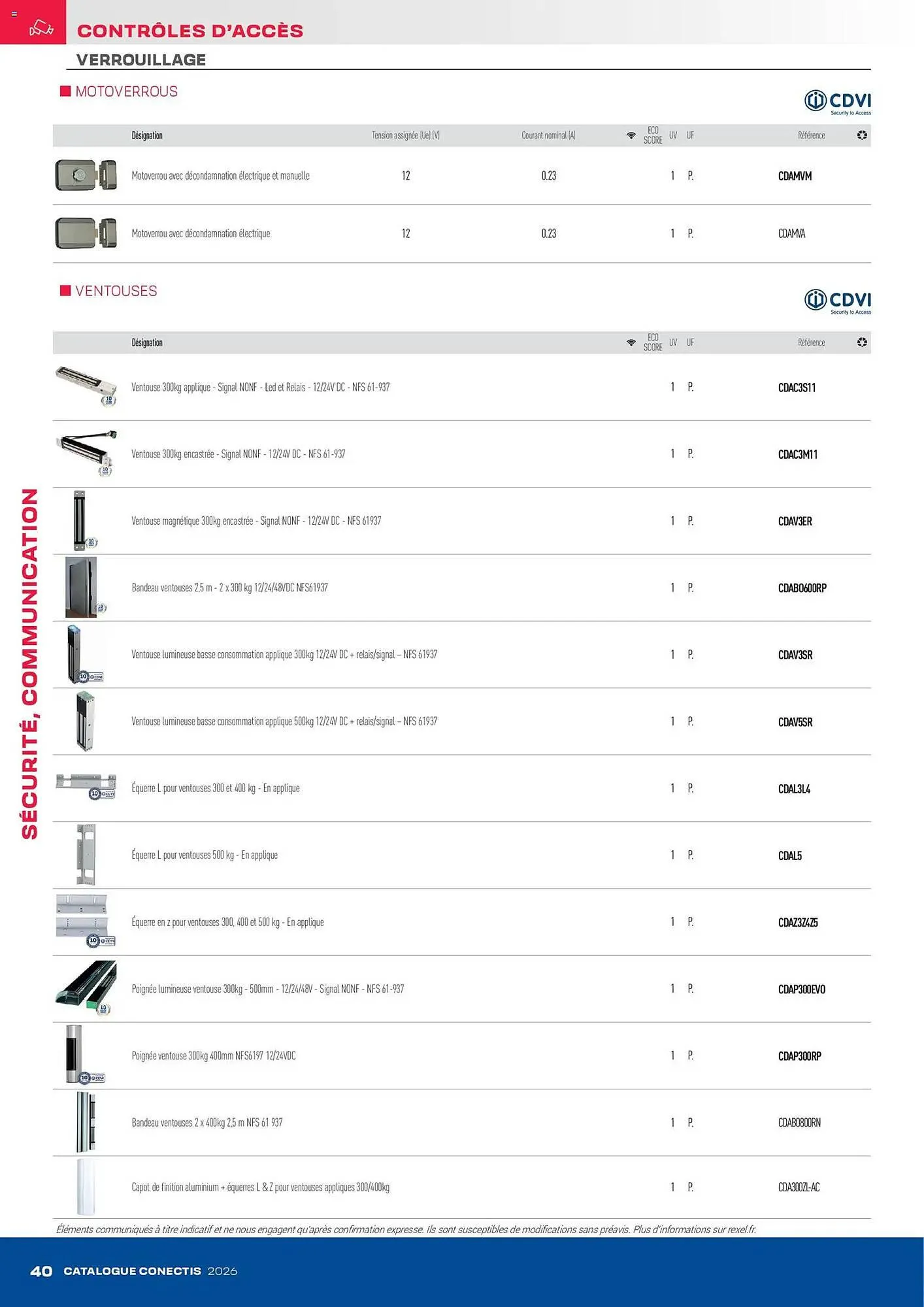 Catalogue Rexel du 10 avril au 31 décembre 2026 - Catalogue page 40