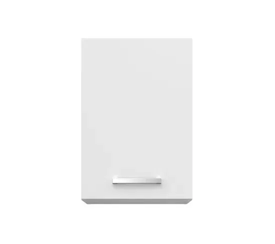 Haut 40 cm 1 porte UNO blanc mat