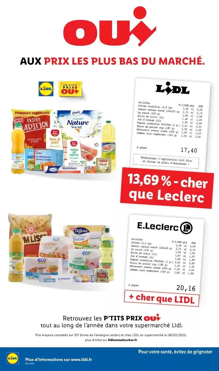 Les bonnes affaires sont chez Lidl ! Découvrez une sélection de produits à petits prix du 6 mars au 12 mars 2025 - Catalogue page 16