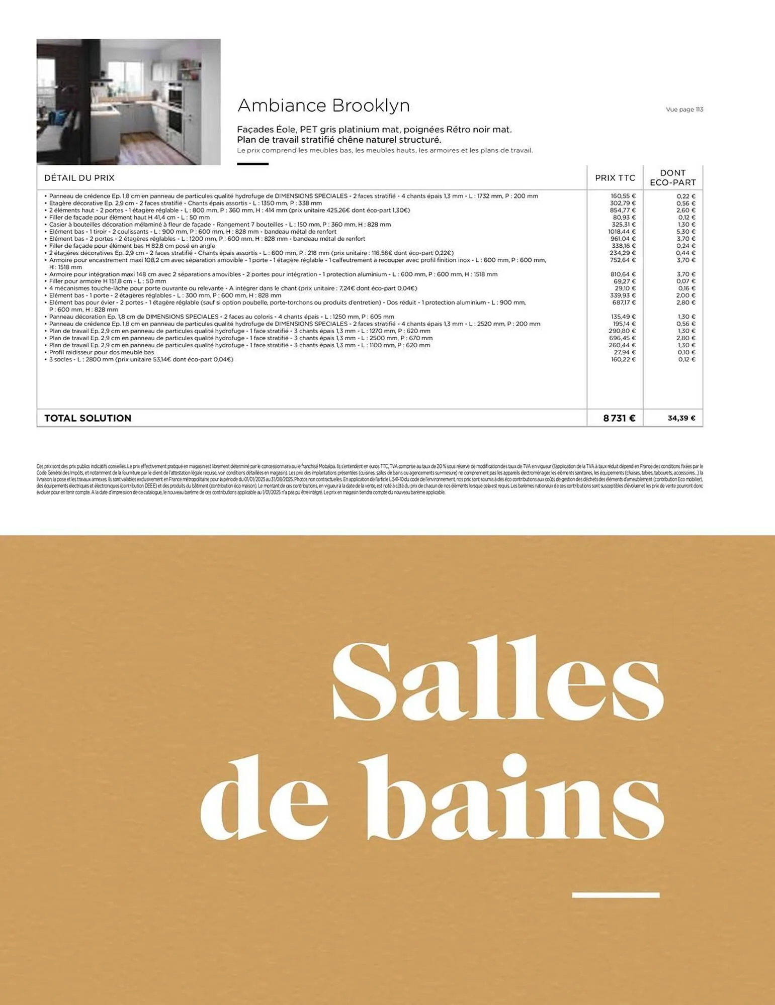Catalogue Mobalpa du 6 mars au 31 décembre 2025 - Catalogue page 207