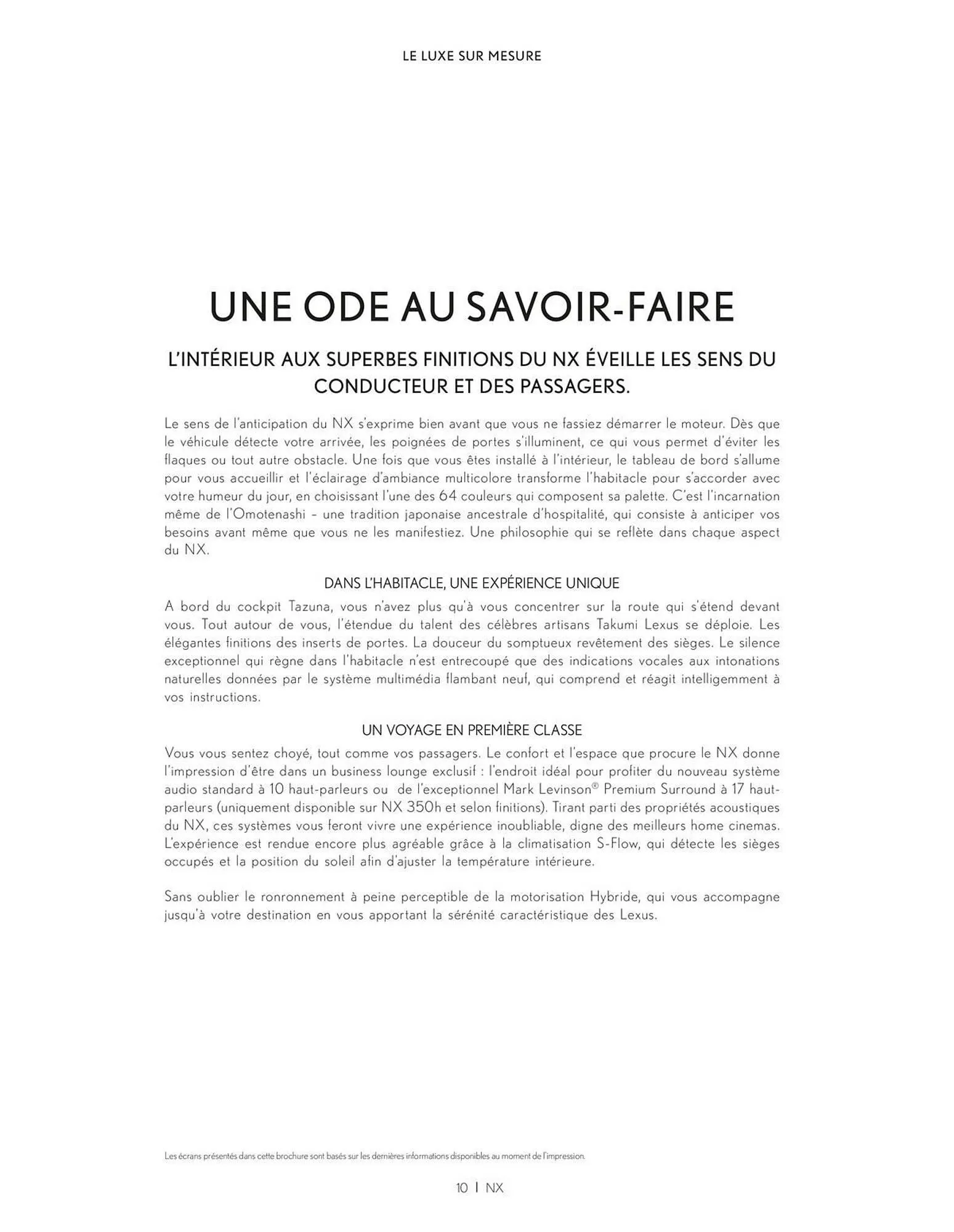 Catalogue Lexus du 27 mars au 27 mars 2026 - Catalogue page 10