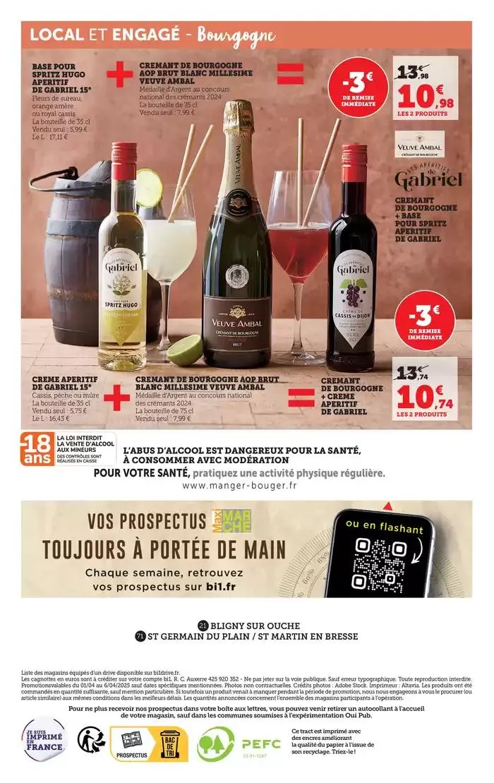 Engagés pour soutenir NOS PARTENAIRES LOCAUX. du 31 mars au 6 avril 2025 - Catalogue page 12