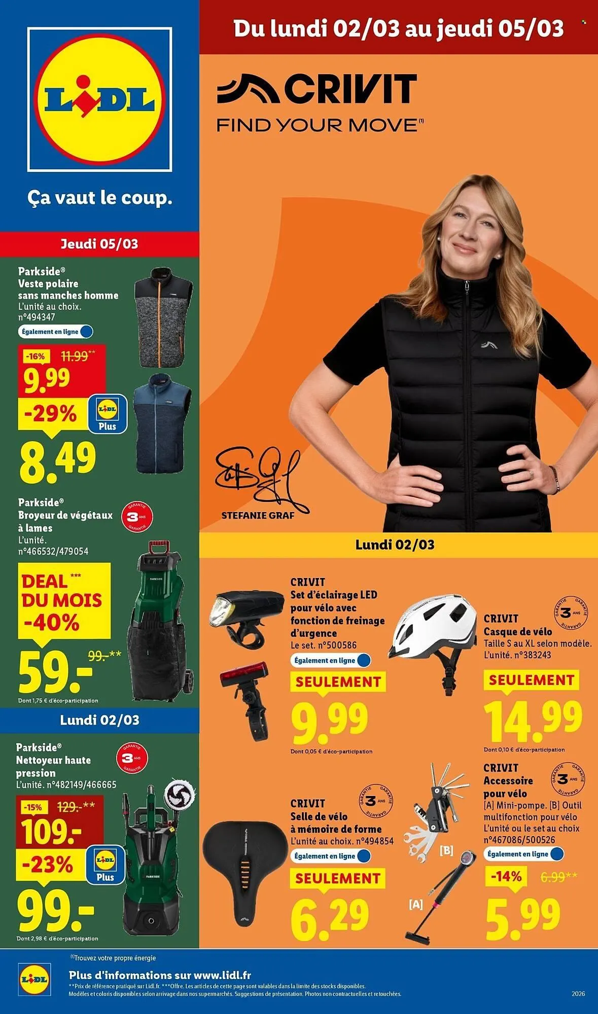 Catalogue Lidl du 2 mars au 5 mars 2026 - Catalogue page 1