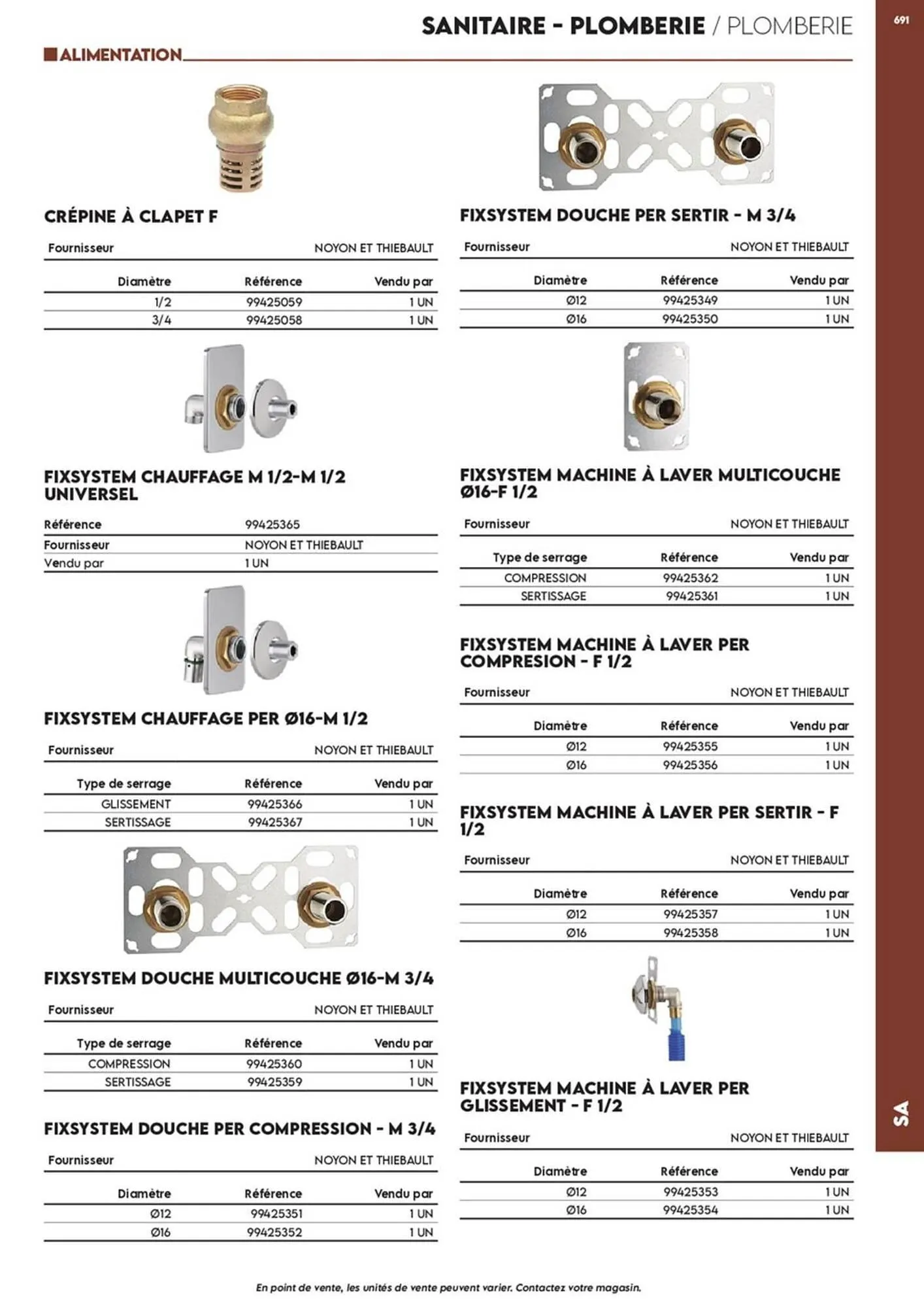 Catalogue Tout faire matériaux du 17 décembre au 30 décembre 2025 - Catalogue page 656