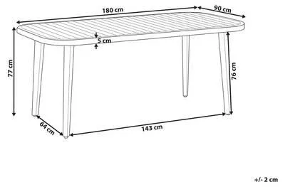Table de jardin PARAGGI