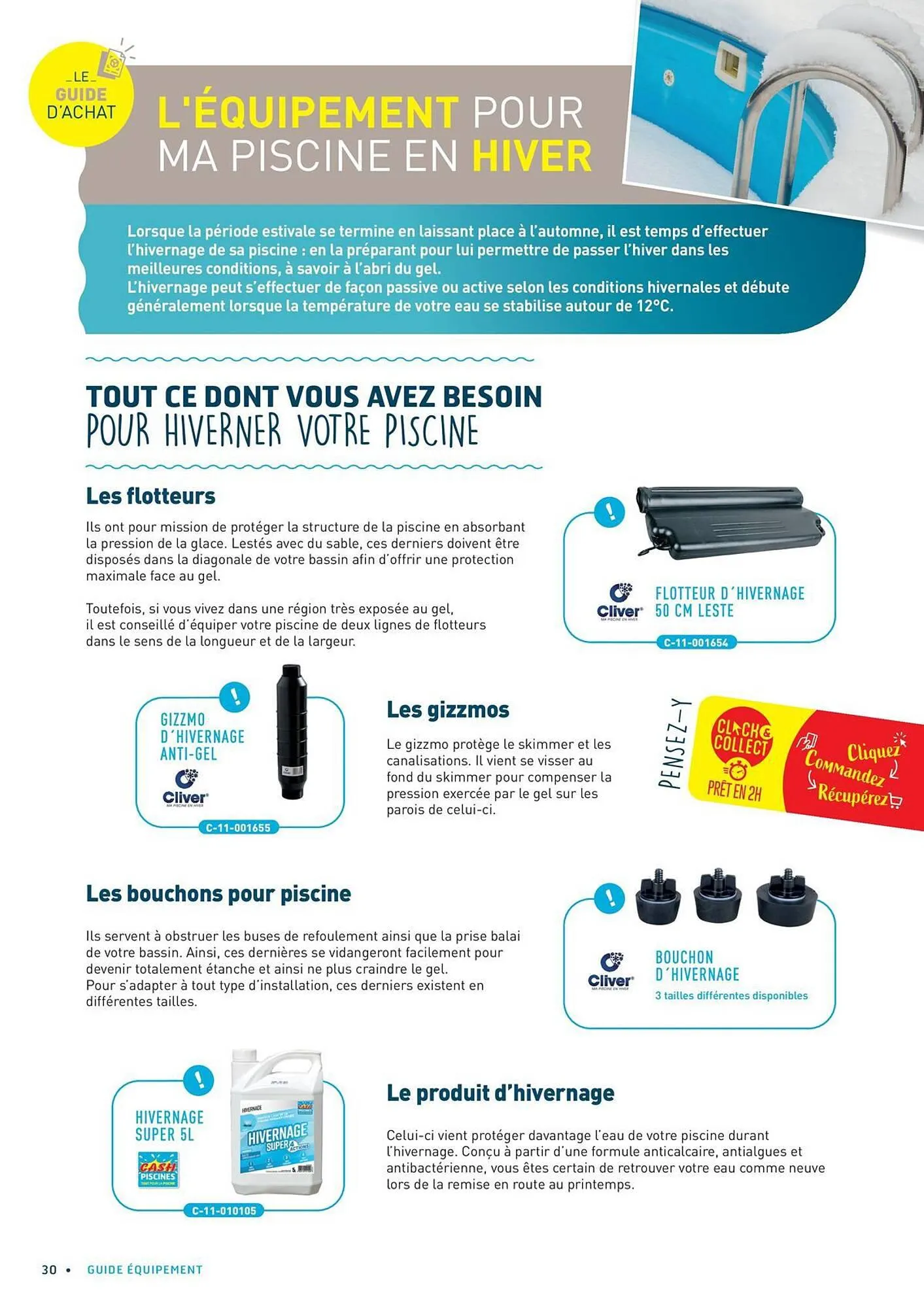Catalogue Cash Piscines du 9 octobre au 31 décembre 2023 - Catalogue page 30