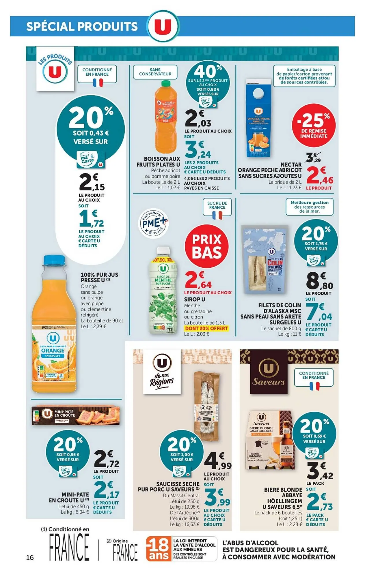 Catalogue U Express du 28 avril au 10 mai 2026 - Catalogue page 16