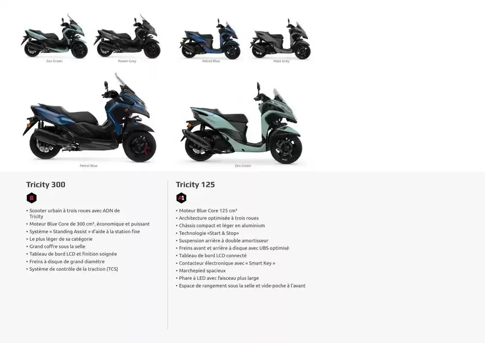Catalogue Yamaha Scooters - Gamme Scooters du 12 février au 31 décembre 2025 - Catalogue page 17