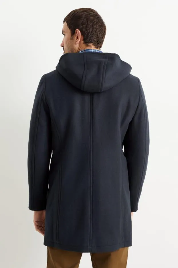 Coat with hood