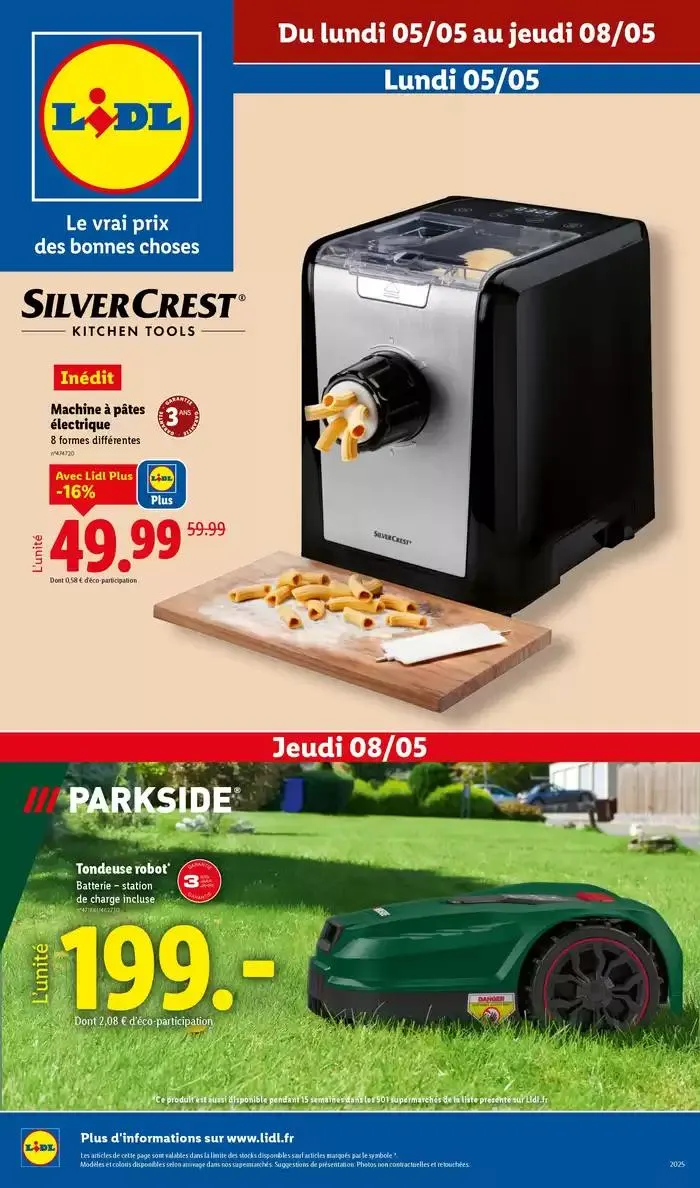 Découvrez des équipements pour vos sorties en plein air et pour embêllir votre jardin ! du 5 mai au 8 mai 2025 - Catalogue page 1