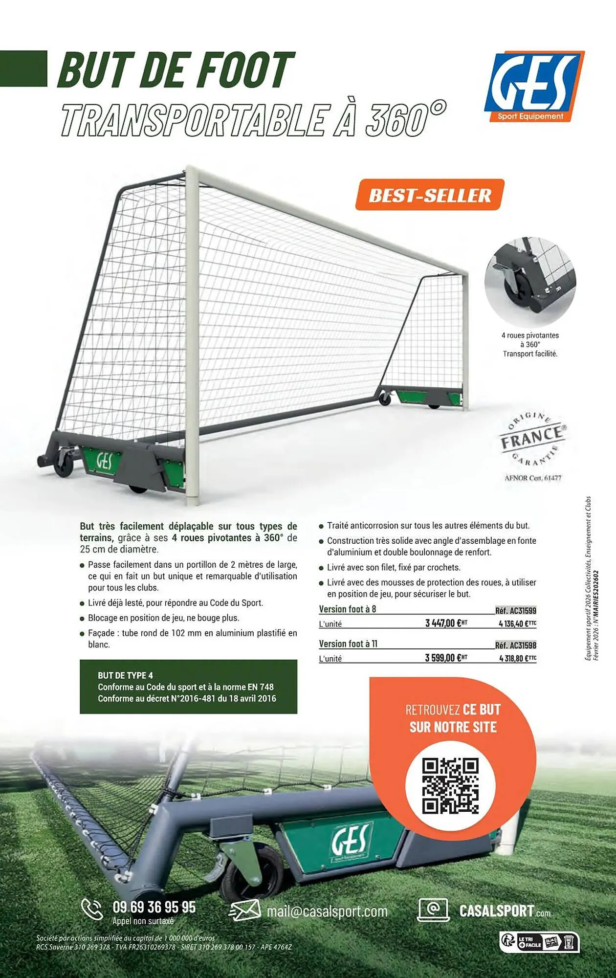 Catalogue Casal Sport du 22 janvier au 31 décembre 2026 - Catalogue page 463