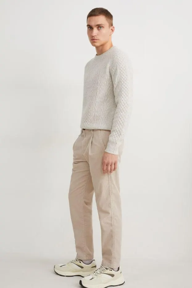 Corduroy chinos - tapered fit