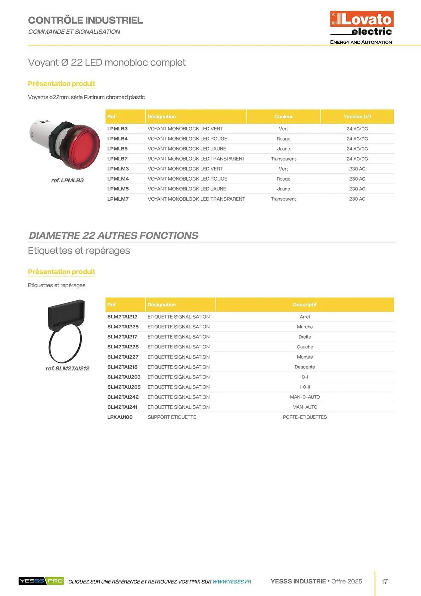 Catalogue Yesss electrique du 28 janvier au 31 décembre 2025 - Catalogue page 19