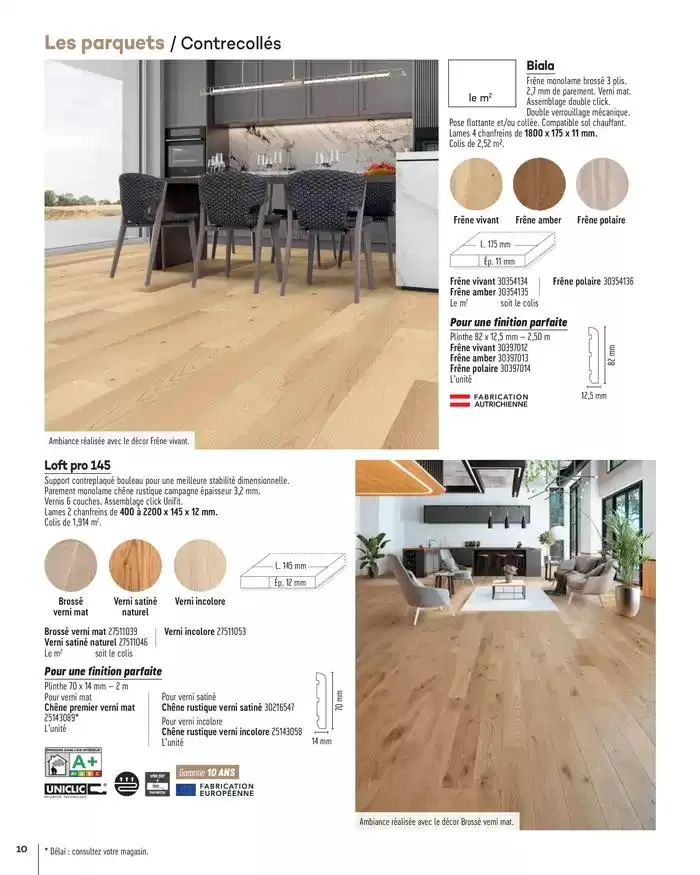 Aménagents Intérieurs 2025 du 1 janvier au 31 décembre 2025 - Catalogue page 10