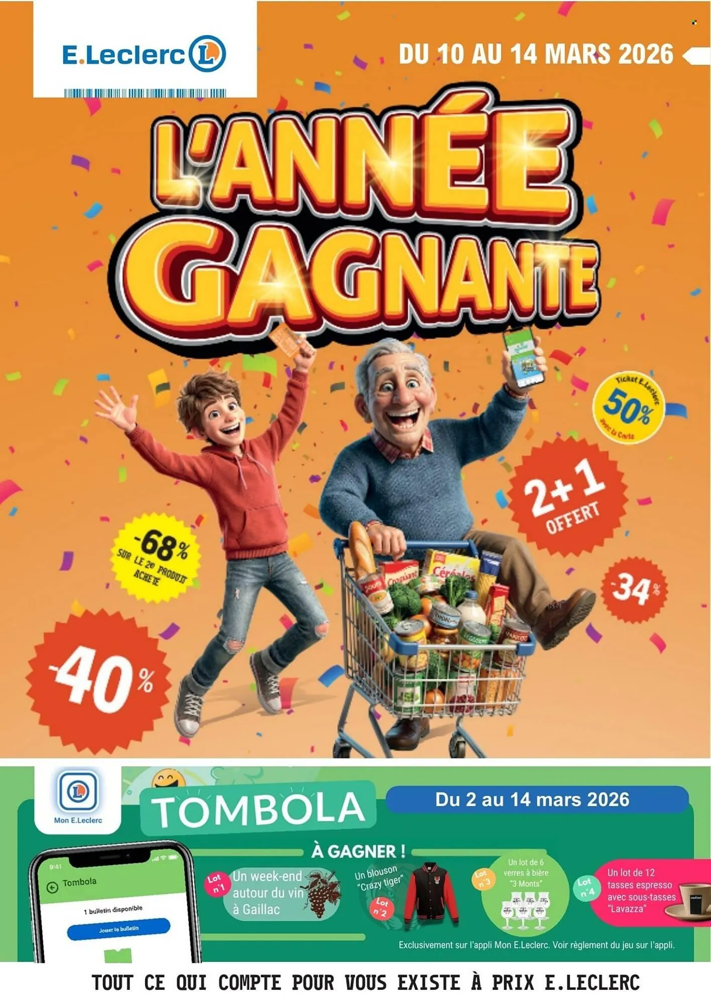 Catalogue E.Leclerc du 10 mars au 14 mars 2026 - Catalogue page 1