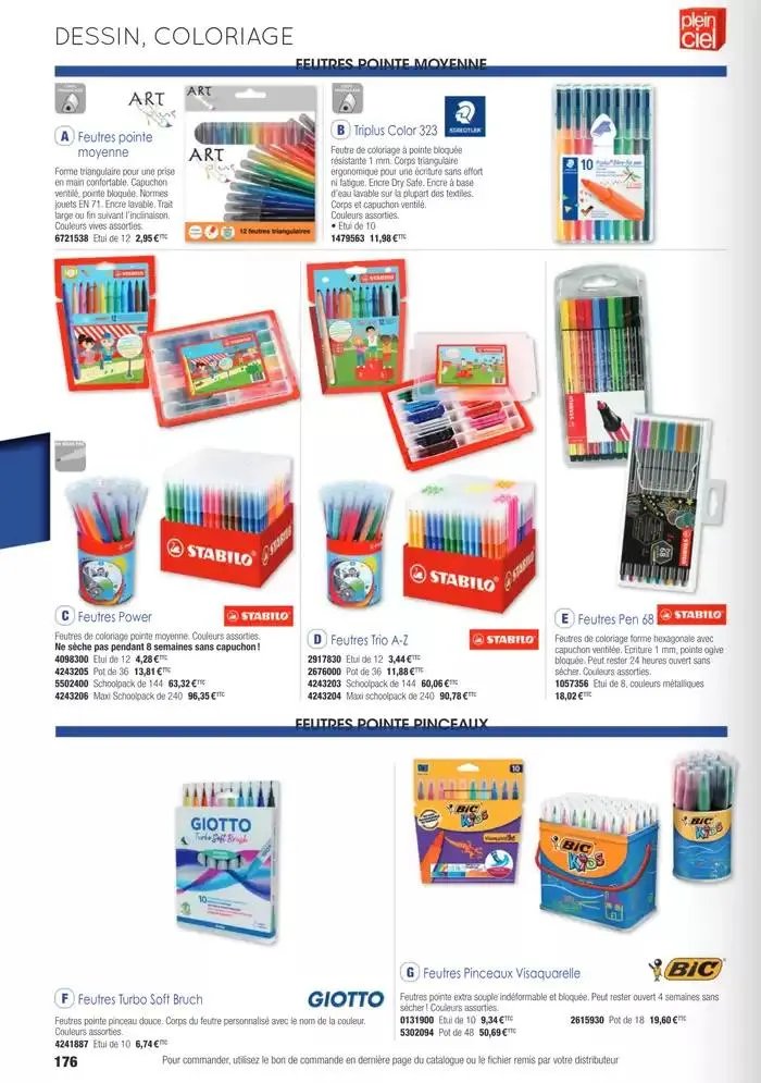 Écoles et loisirs 2025 du 1 janvier au 31 décembre 2025 - Catalogue page 176