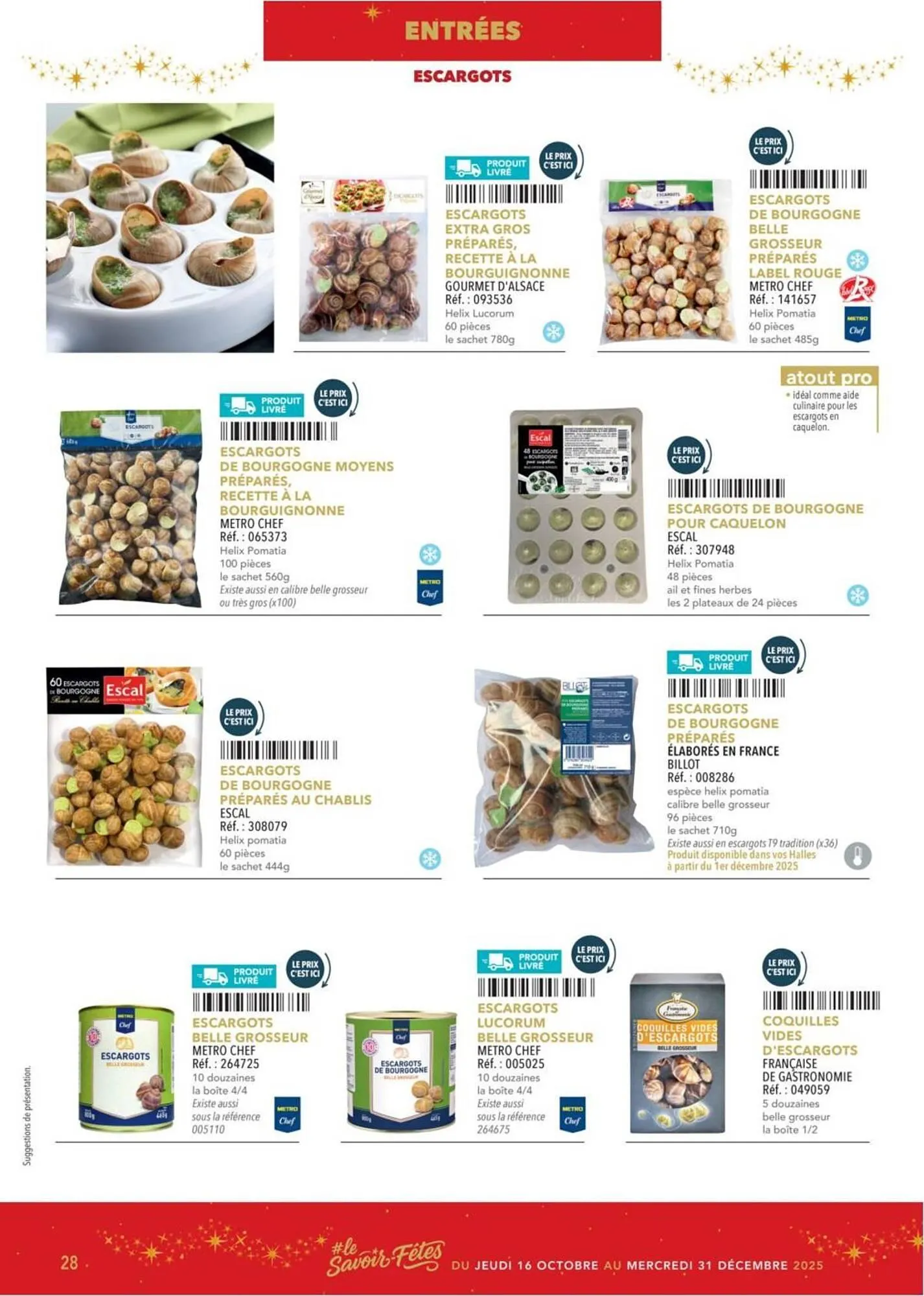 Catalogue METRO du 16 octobre au 31 décembre 2025 - Catalogue page 28