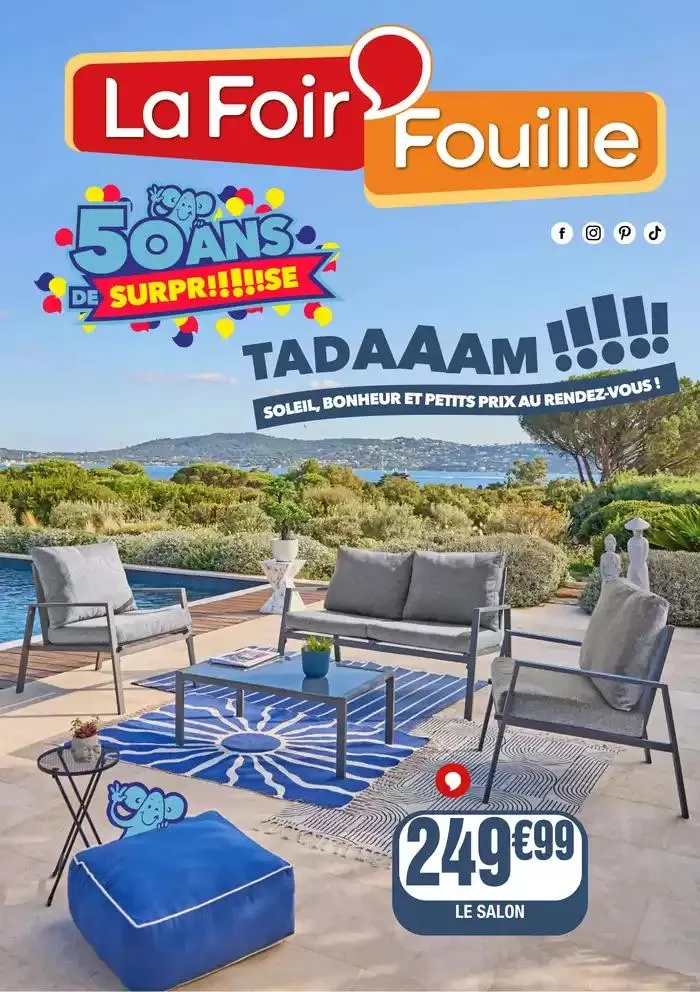 Parce qu’on sait que vous ne voulez pas louper la saison des barbecues et des apéros sur la terrasse, on a TOUT prévu pour vous préparer ! du 1 avril au 30 avril 2025 - Catalogue page 2