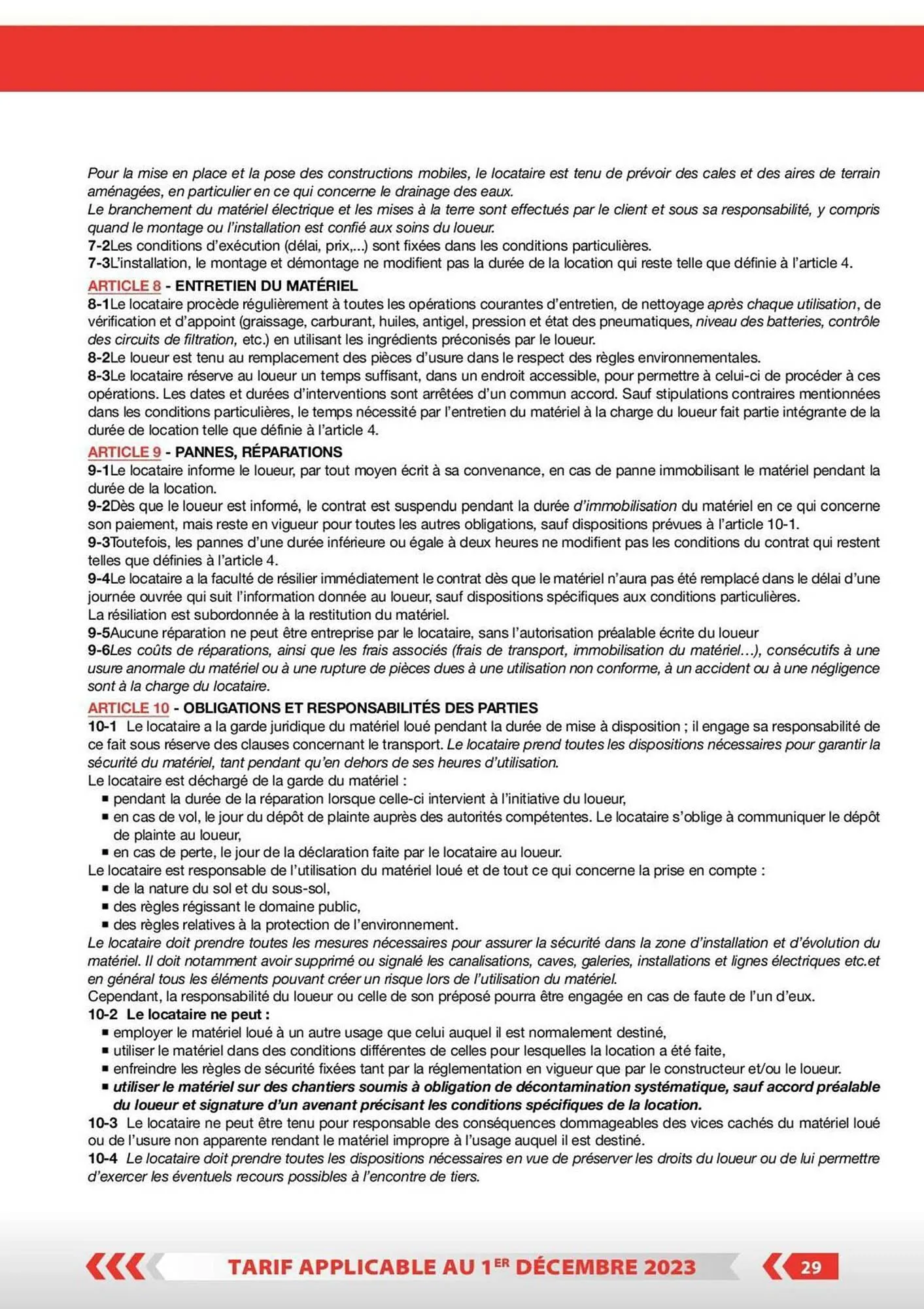 Catalogue Loxam du 1 décembre au 31 décembre 2023 - Catalogue page 24