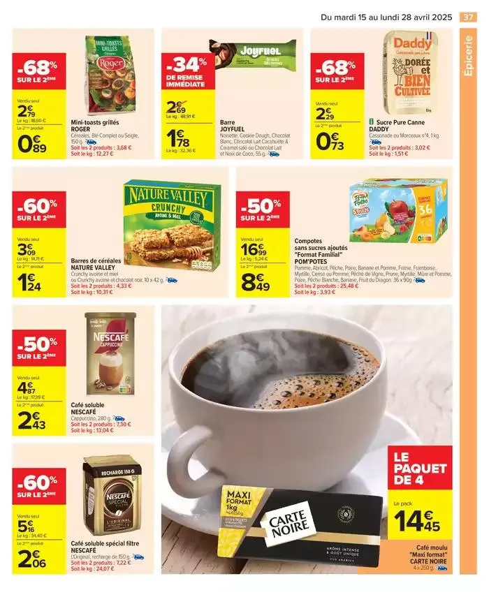 CRÊPES PARTY du 15 avril au 28 avril 2025 - Catalogue page 39