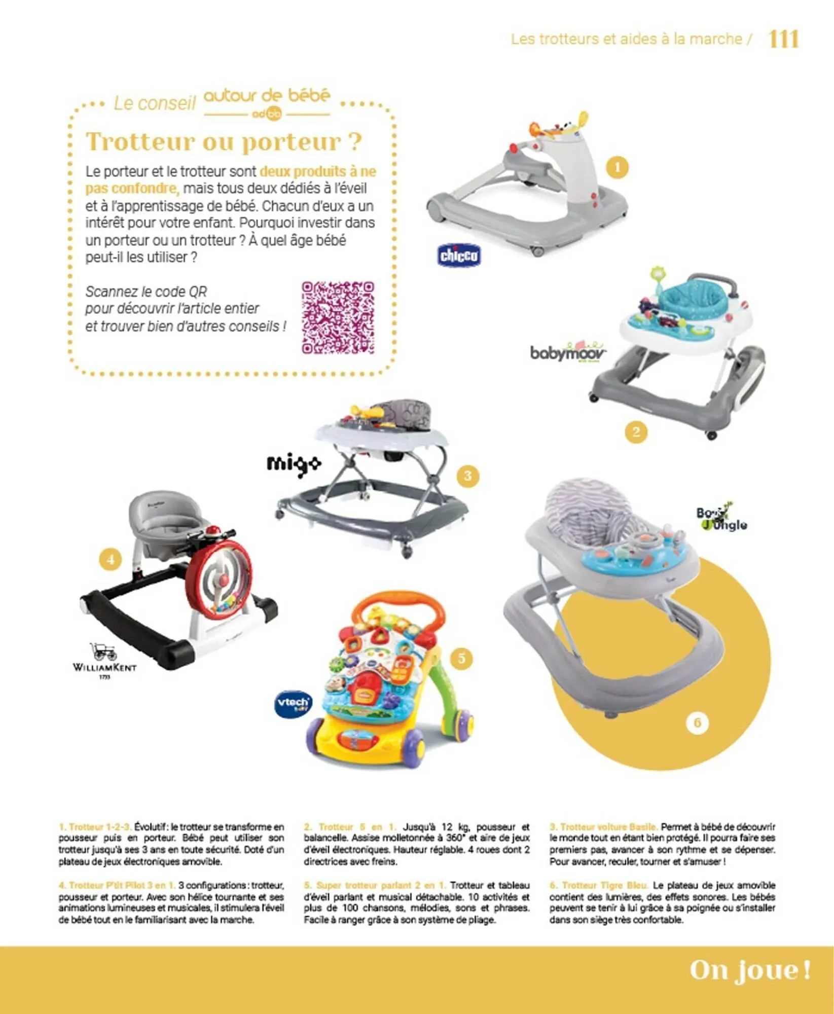 Catalogue autour de bébé du 31 mars au 31 janvier 2024 - Catalogue page 113
