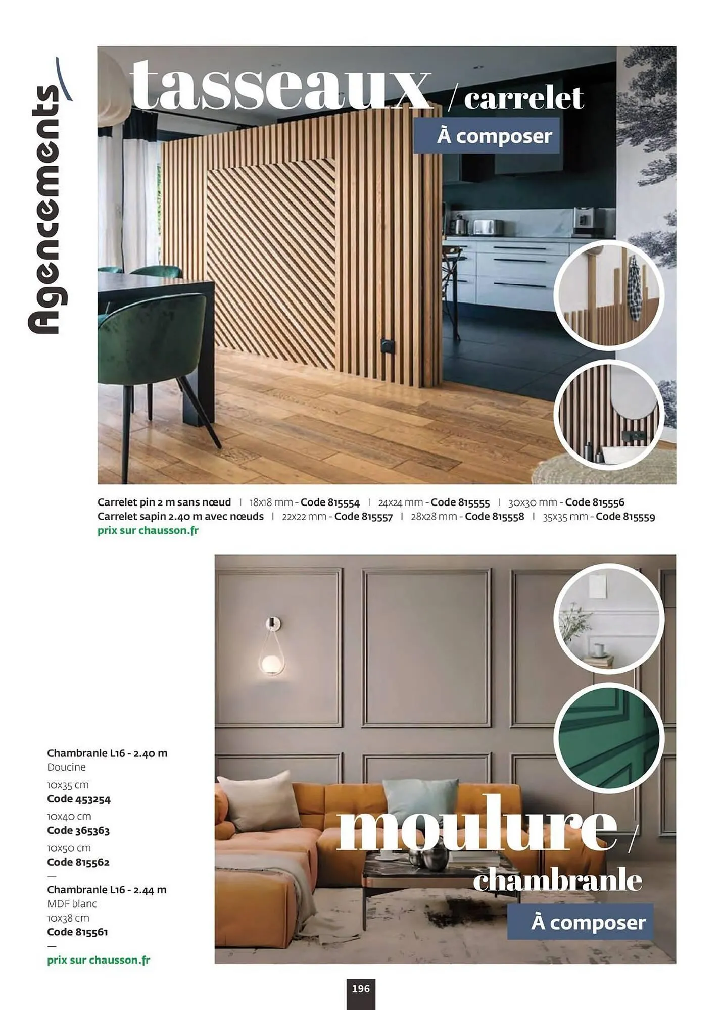 Catalogue Chausson Matériaux du 12 septembre au 31 décembre 2026 - Catalogue page 198