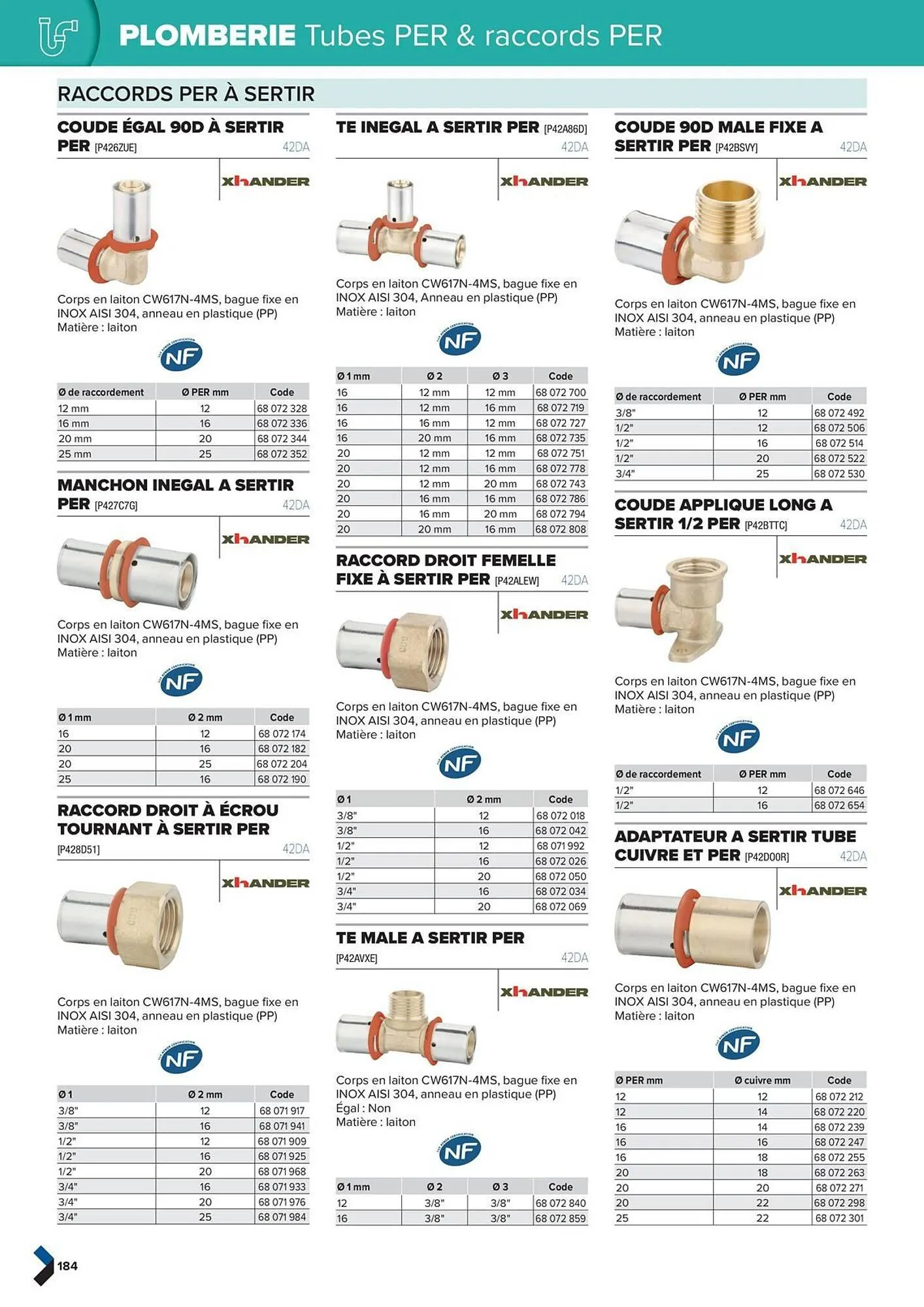 Catalogue Prolians du 2 octobre au 31 décembre 2025 - Catalogue page 184