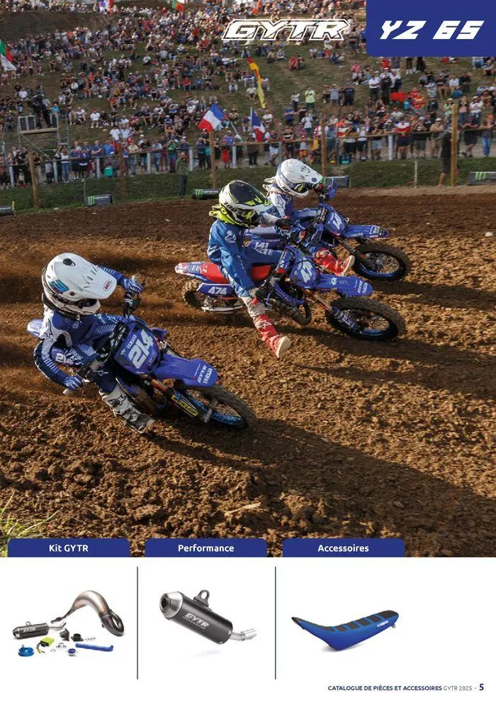Catalogue Yamaha Motos - Accessoires GYTR Off Road du 23 septembre au 30 avril 2025 - Catalogue page 5