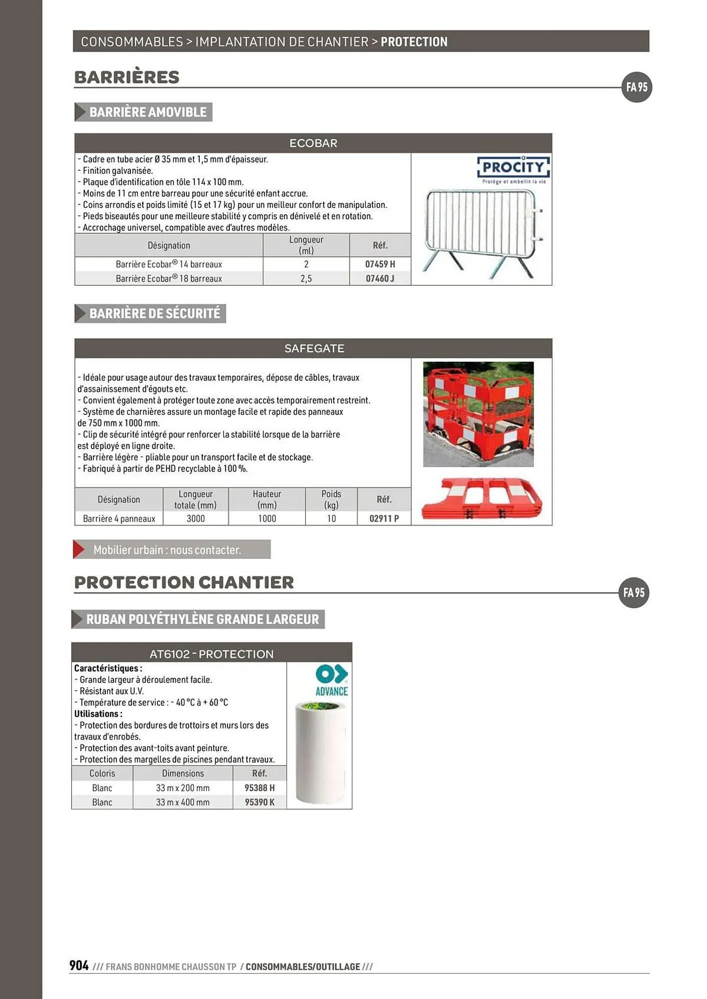 Catalogue Chausson Matériaux du 24 septembre au 31 décembre 2025 - Catalogue page 904