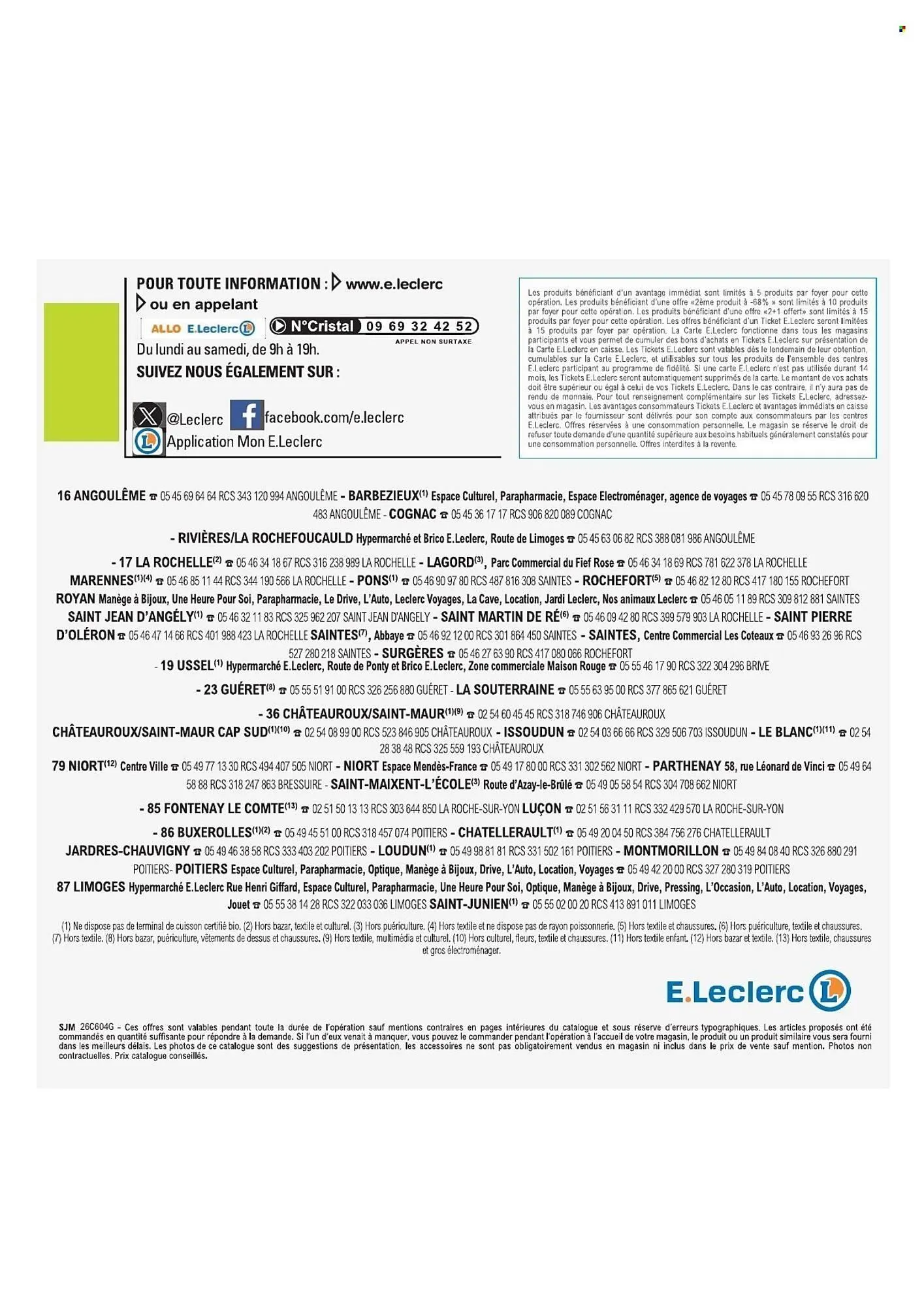 Catalogue E.Leclerc du 20 janvier au 24 janvier 2026 - Catalogue page 7