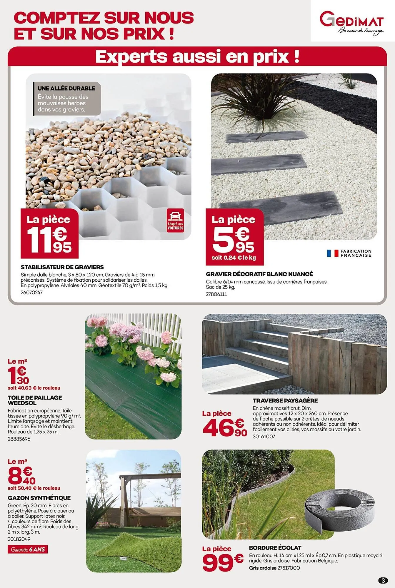 Catalogue Gedimat du 4 mars au 21 mars 2026 - Catalogue page 3