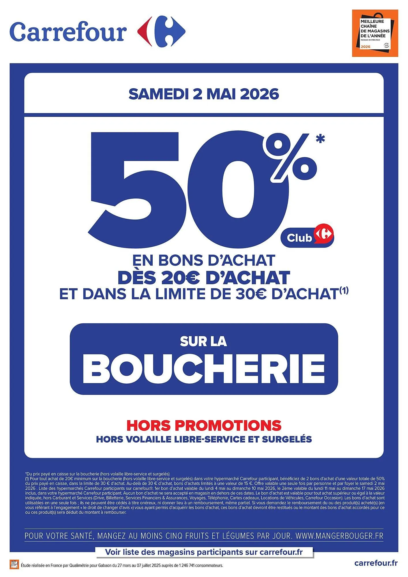 Catalogue Carrefour du 2 mai au 2 mai 2026 - Catalogue page 1