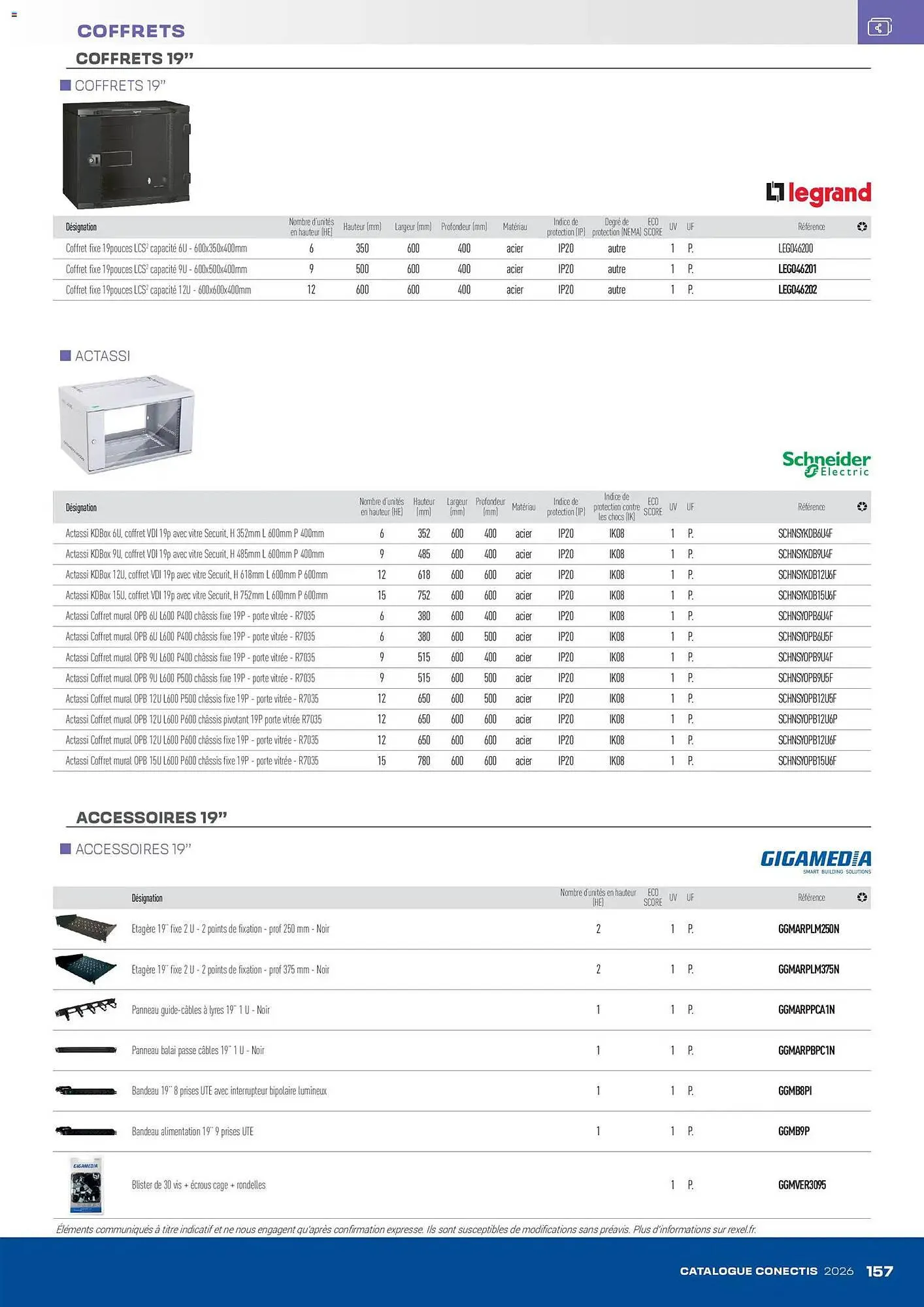 Catalogue Rexel du 10 avril au 31 décembre 2026 - Catalogue page 157