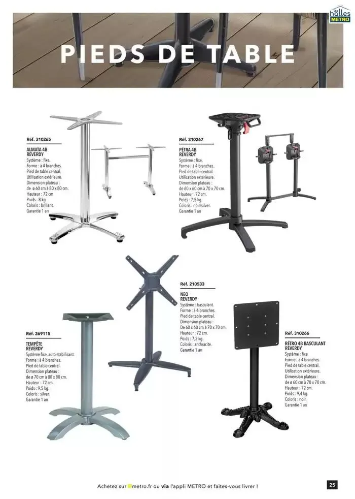 Metro #Terrasse édition 2025 du 30 janvier au 1 juillet 2025 - Catalogue page 25