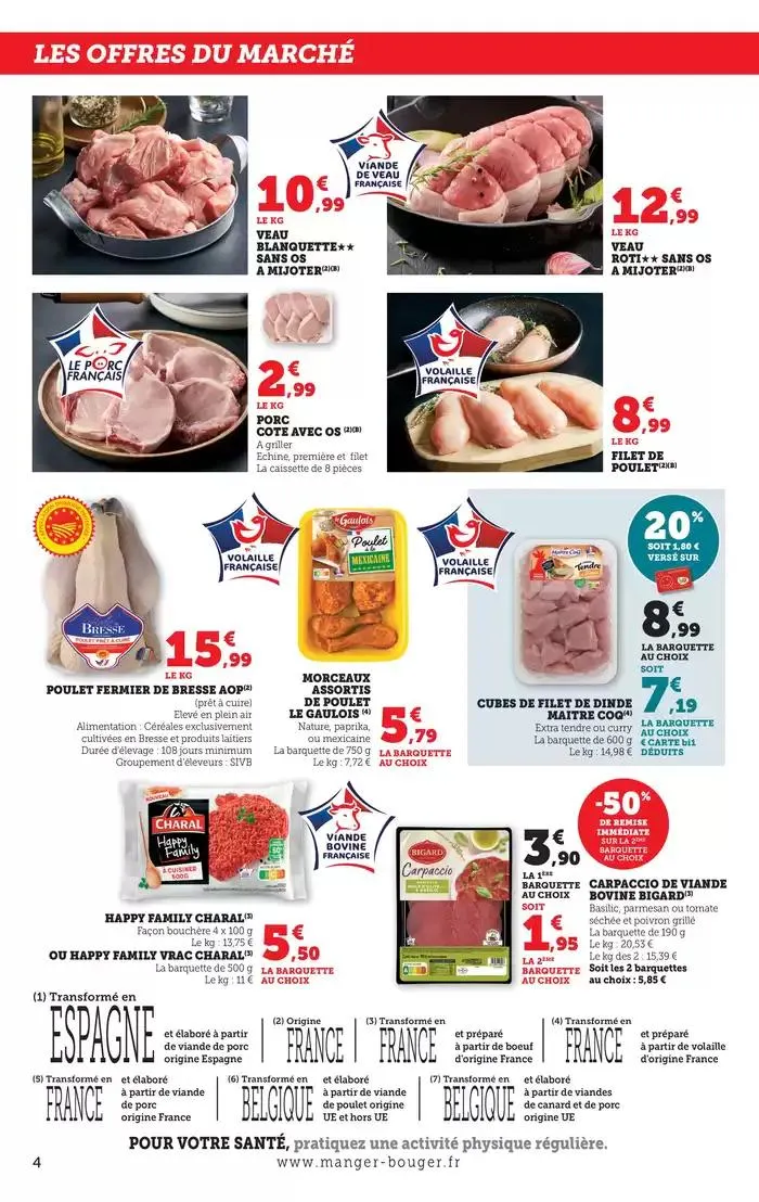 Les prix bas ! du 31 mars au 6 avril 2025 - Catalogue page 4