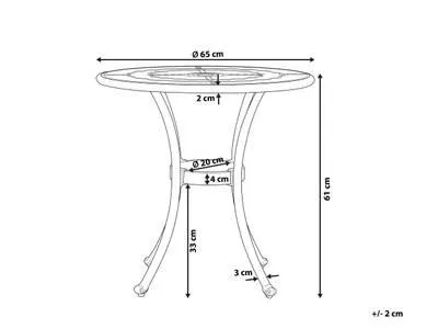 Table de jardin BOVINO