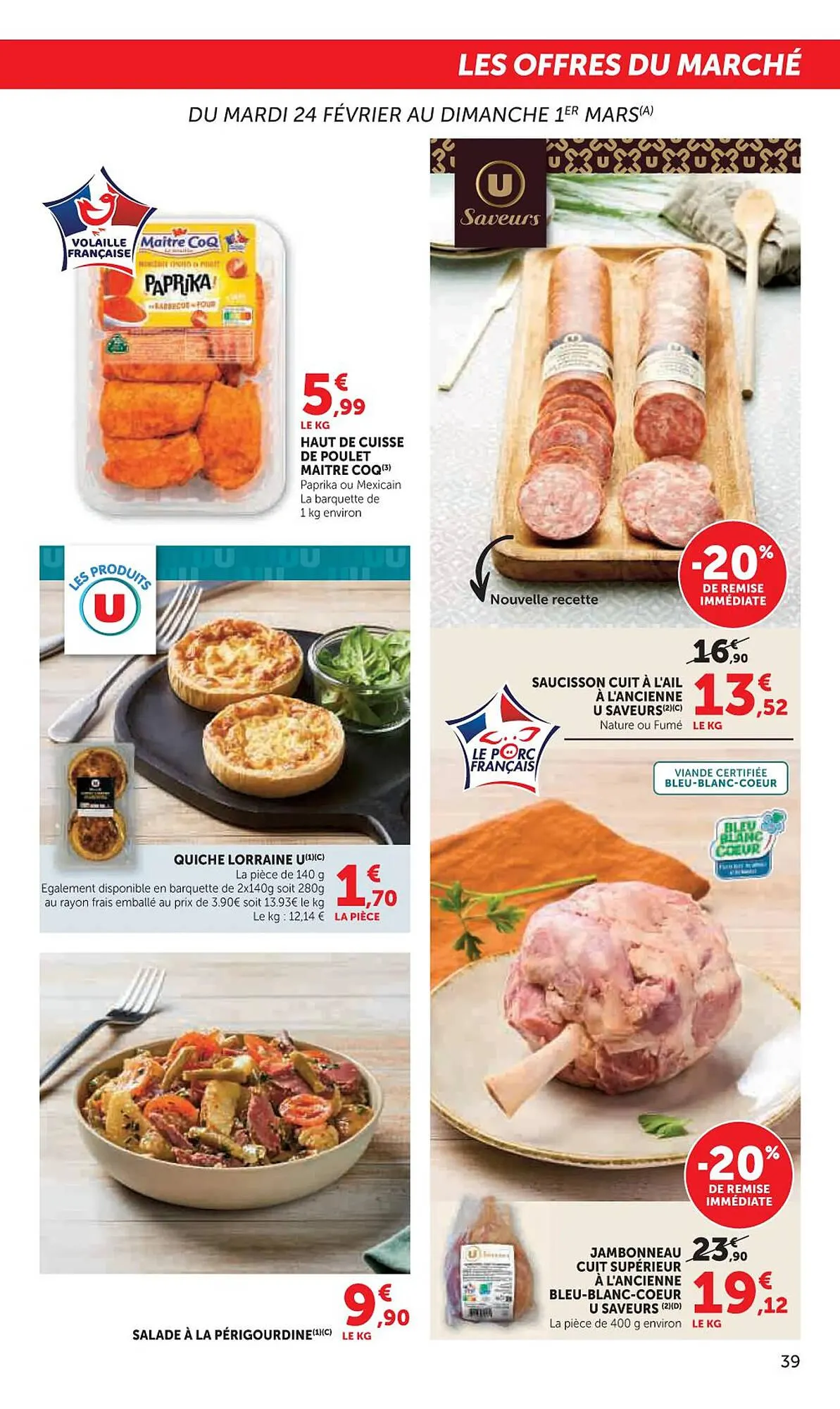 Catalogue Super U du 24 février au 8 mars 2026 - Catalogue page 39