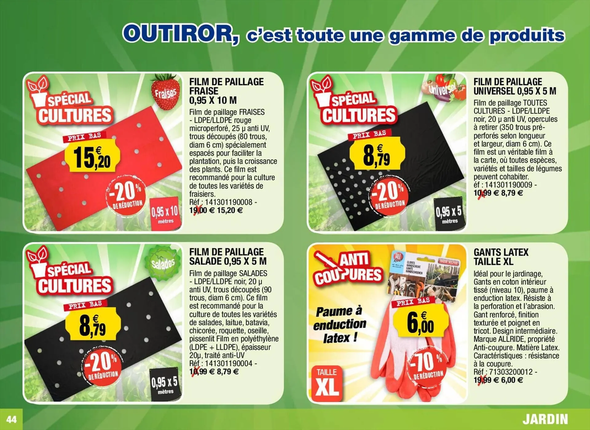 Catalogue Outiror du 4 juillet au 31 juillet 2023 - Catalogue page 44