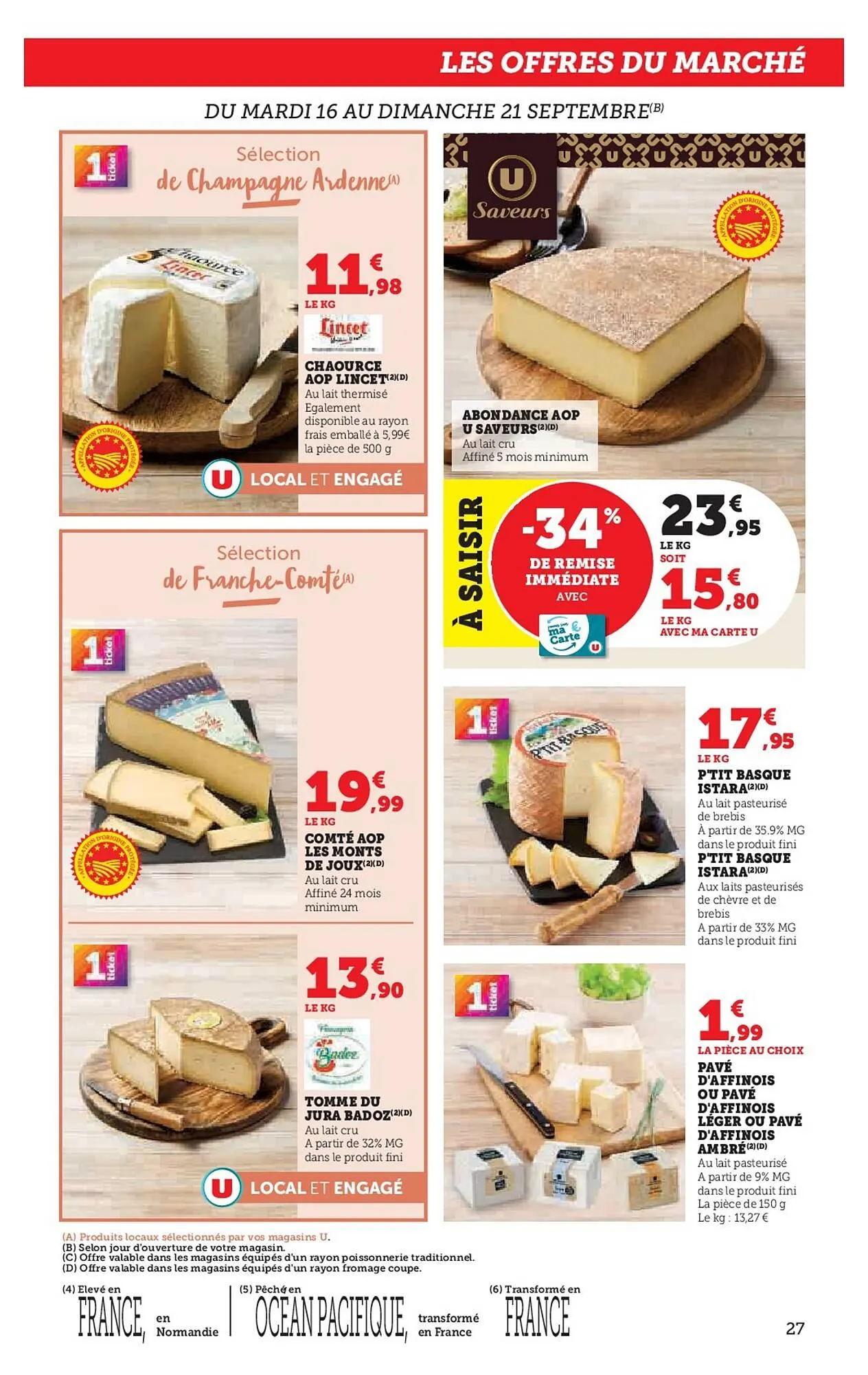 Catalogue Super U du 16 septembre au 28 septembre 2025 - Catalogue page 27