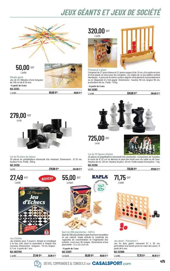 ÉQUIPEMENT SPORTIF du 6 mars au 31 décembre 2025 - Catalogue page 447