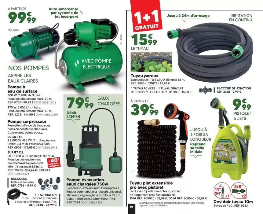 PRINTEMPS/ÉTÉ 2025 du 1 mars au 30 septembre 2025 - Catalogue page 12