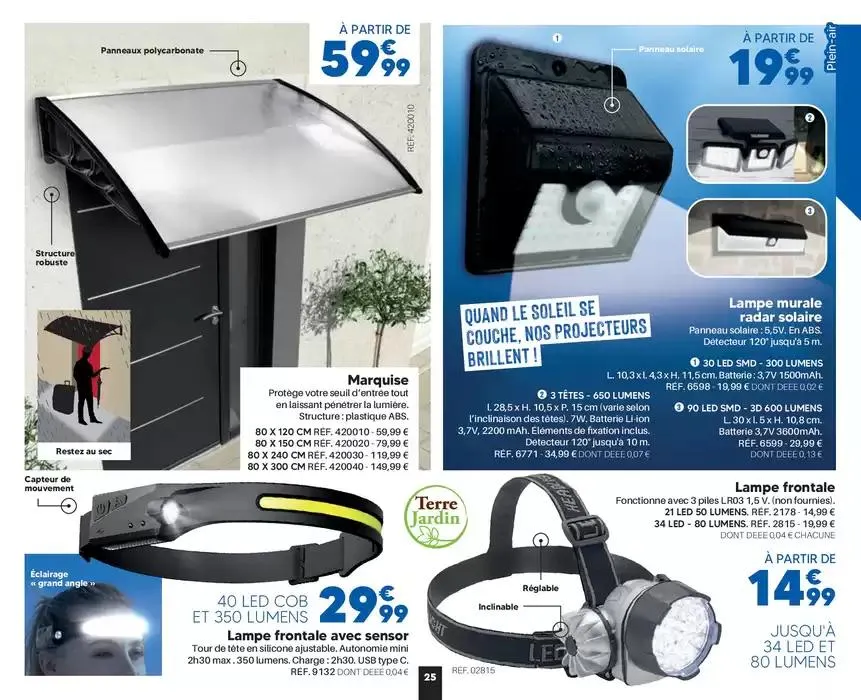 PRINTEMPS/ÉTÉ 2025 du 1 mars au 30 septembre 2025 - Catalogue page 25