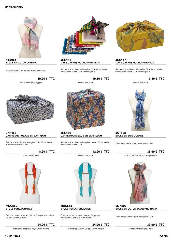 ARTISANAT . DéCORATION . MODE . JOUETS du 9 février au 31 août 2024 - Catalogue page 53