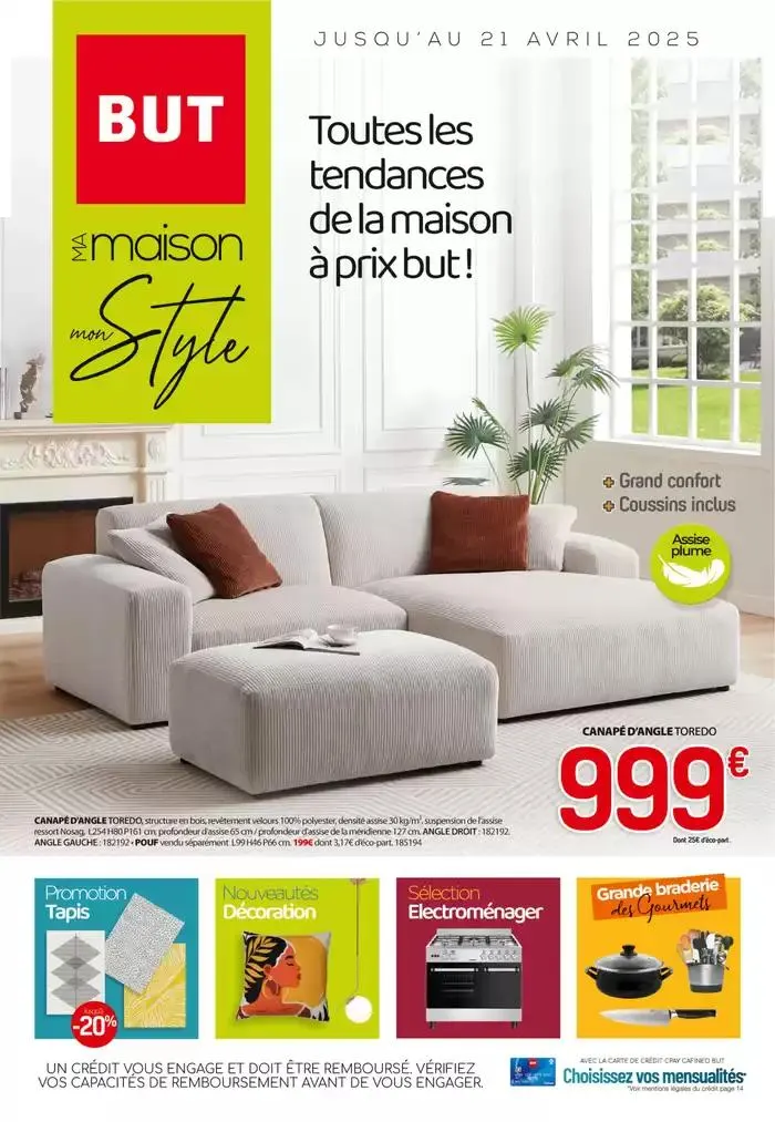 Catalogue BUT - Martinique du 31 mars au 21 avril 2025 - Catalogue page 1