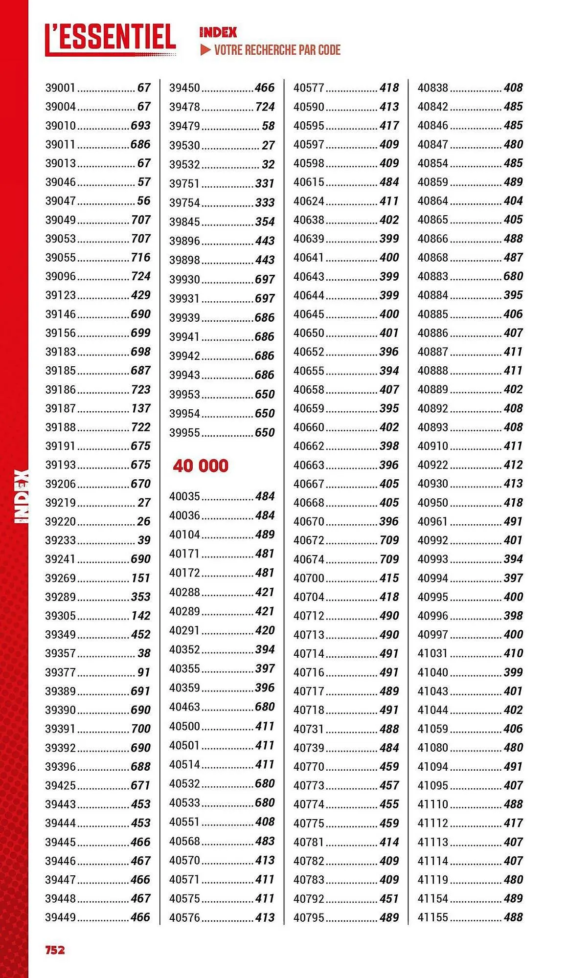 Catalogue Master Pro du 3 janvier au 31 décembre 2025 - Catalogue page 754