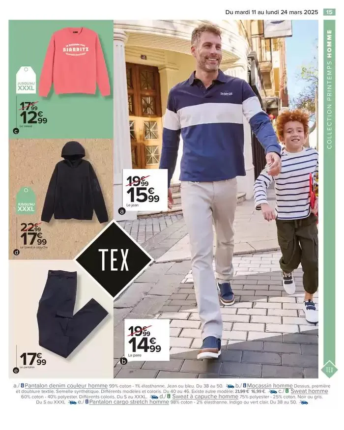 TEXTILE SPÉCIAL PRINTEMPS du 11 mars au 24 mars 2025 - Catalogue page 17