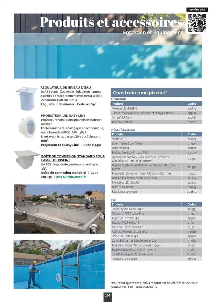 Aménagez votre extérieur SAISON 2025 du 1 janvier au 31 décembre 2025 - Catalogue page 107